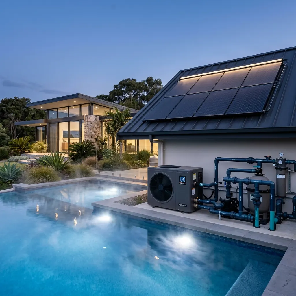 Sistema de aquecimento de piscina — guia completo